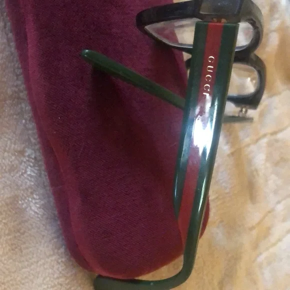 Gucci Green and Red Men's Glasses